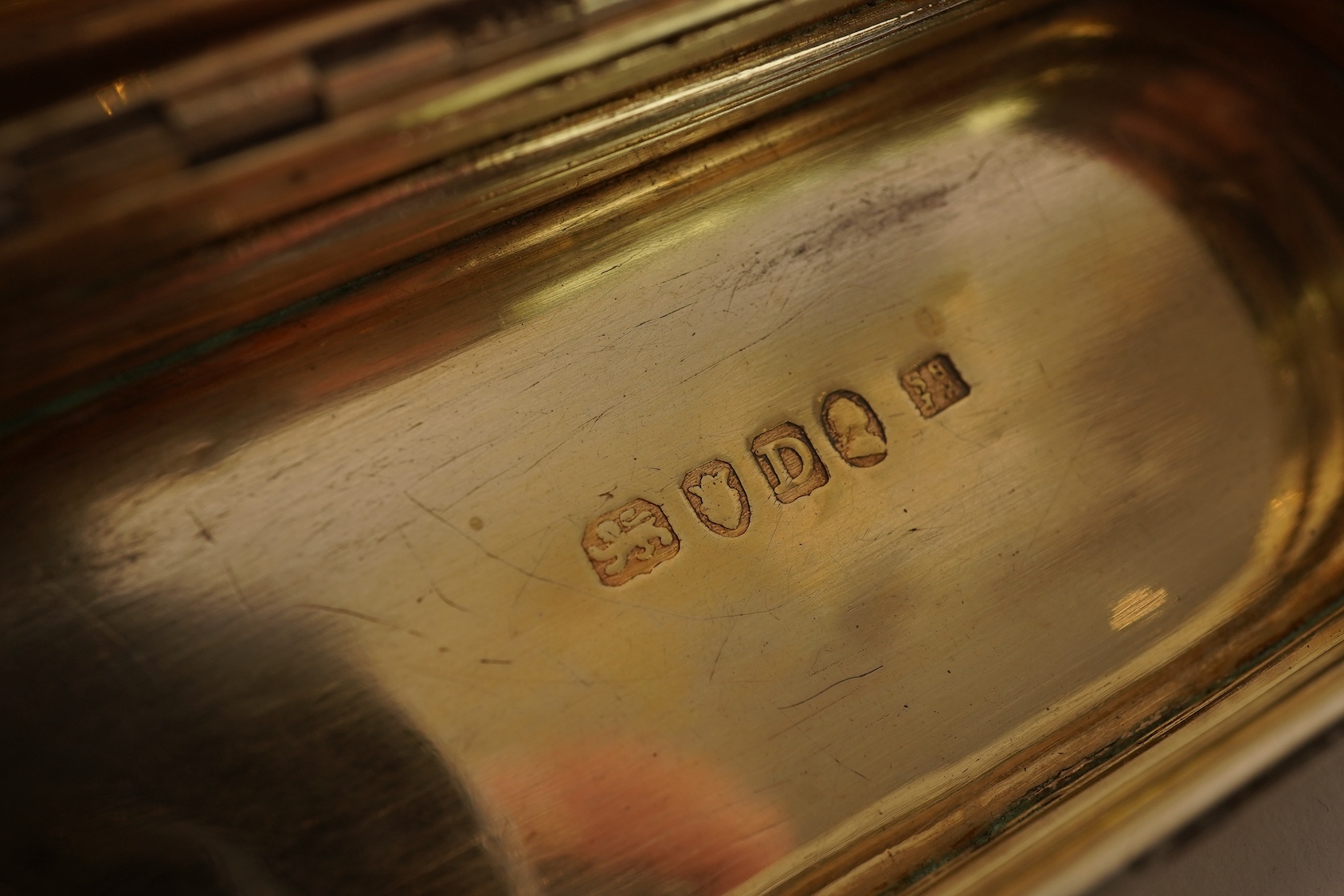 A George III silver snuff box by William Parker & Benjamin Simpson